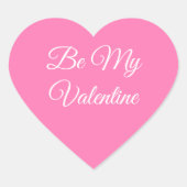 Valentijn Hartstickers Hart Sticker (Voorkant)