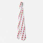 Valentijn hartteken geluid stropdas (Achterkant)