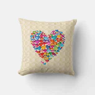 Valentijn Hartvorm Waterverf Design-57393 Kussen
