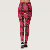 Valentijn Heart Art Leggings (Achterkant)