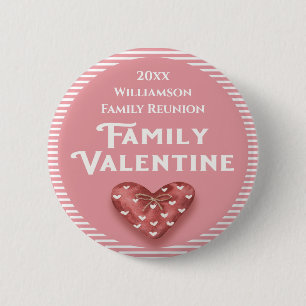 Valentijn Heart Award Familiereünie Ronde Button 5,7 Cm