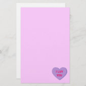 Valentijn Heart Briefpapier (Voorkant / Achterkant)