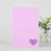 Valentijn Heart Briefpapier (Staand voorkant)