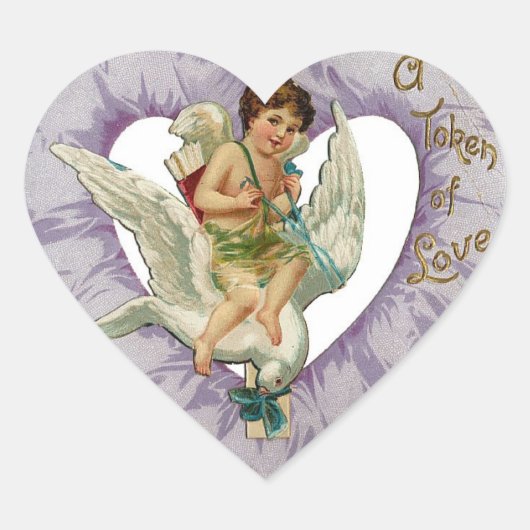 Valentijn Heart Hart Sticker (Voorkant)
