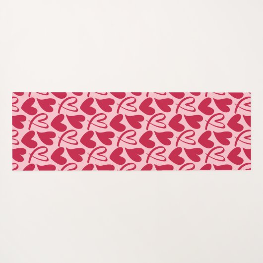 Valentijn Heart Pattern Gift, jongens meisjes en K Yogamat (Achterkant (horizontaal))