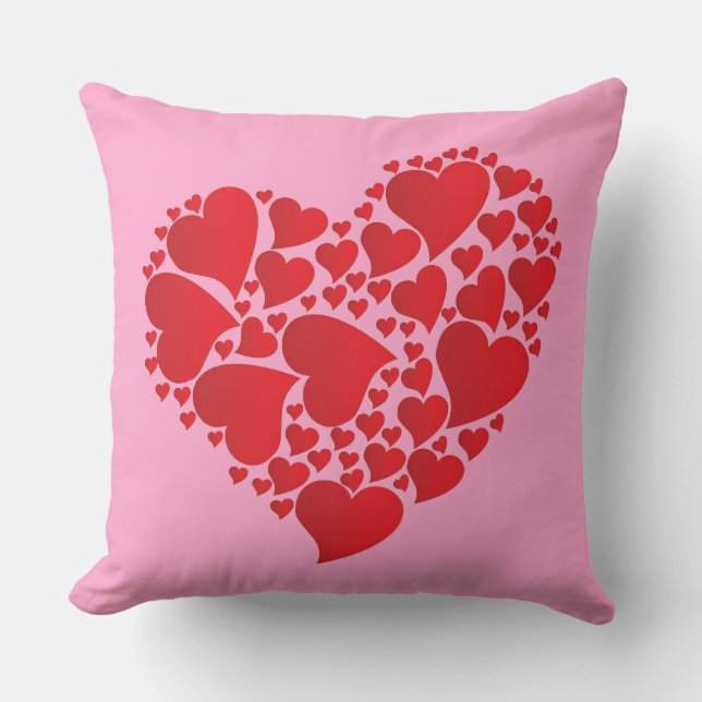 Valentijn Heart Sierkussen (Voorkant)