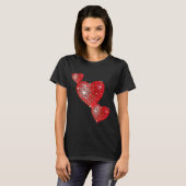 Valentijn Heart Women's T-Shirt (Voorkant volledig)