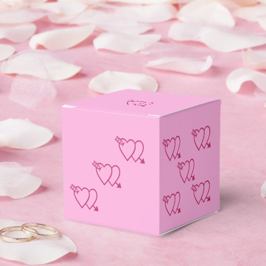 Valentijn Hearts 6-zijdige dobbelsteen sterven Bedankdoosjes (Huwelijk)