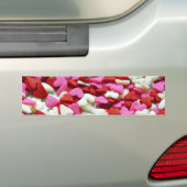 Valentijn Hearts Bumpersticker (Op auto)