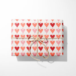 Valentijn Hearts Cadeaupapier