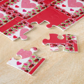 Valentijn Hearts Legpuzzel (Zijkant)