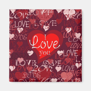 Valentijn Hearts Magnet Magneet