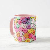 Valentijn Hearts Mok (Voorkant links)