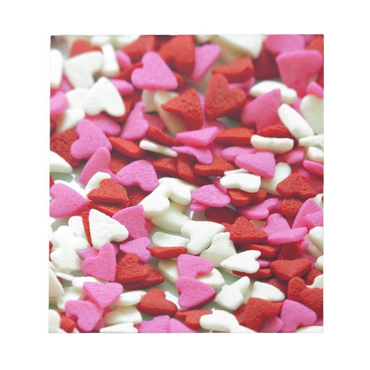 Valentijn Hearts Notitieblok (Voorkant)