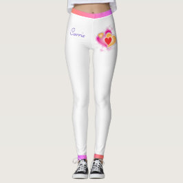Valentijn Hearts & Shades of Pink Leggings