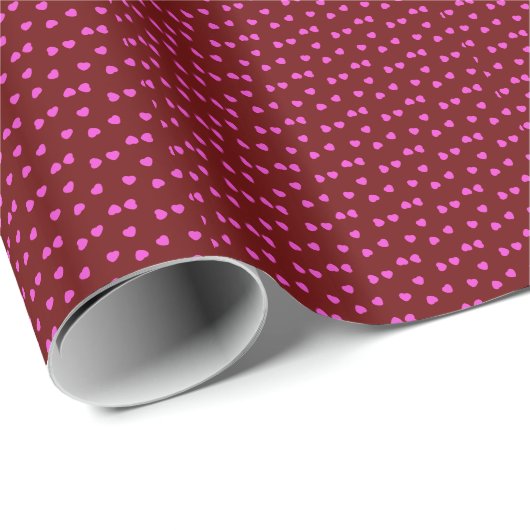 Valentijn Hearts Sprinkles Cadeaupapier (Rol Hoek)