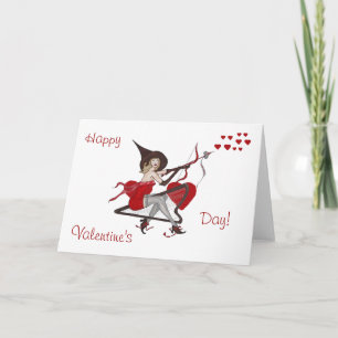 Valentijn Hekje Cupid Card Feestdagen Kaart