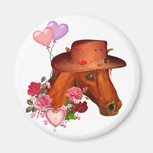 Valentijn Horse Magneet