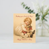 Valentijn Hugs Feestdagenkaart (Staand voorkant)