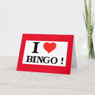 Valentijn I Liefde Bingo en u Feestdagen Kaart