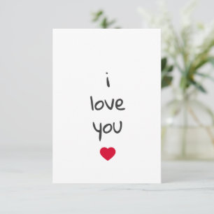 Valentijn Ik hou van je Hart Kaart