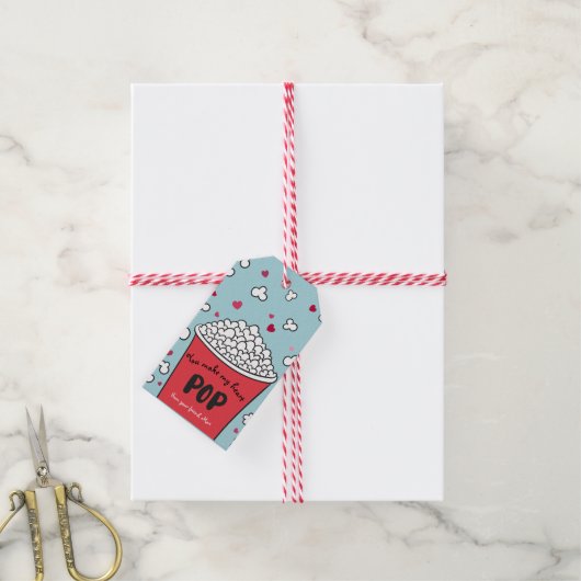 Valentijn Je maakt mijn POP Cadeaulabel (Met Touw)