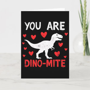 Valentijn, jij bent dino-mite grappig dinosaurus o kaart