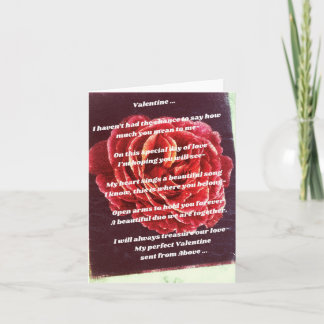 Valentijn kaart gepersonaliseerd gedicht