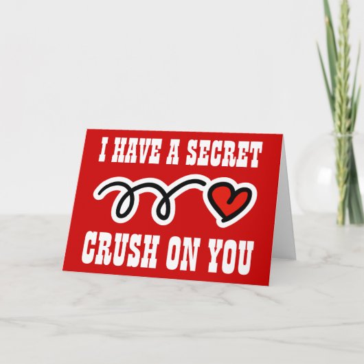 Valentijn kaart met geheime liefdesboodschap (Voorkant)