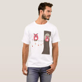 Valentijn kaart met koppels. t-shirt (Voorkant volledig)