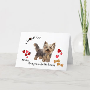 Valentijn Kaart van uw Yorkshire Terrier Dog