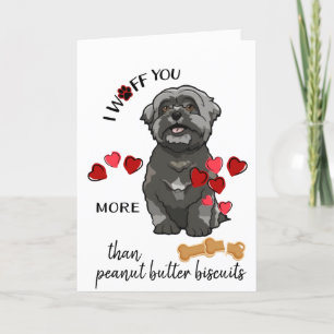 Valentijn Kaart van Your Shih Tsu Dog Love