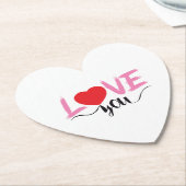 valentijn kartonnen onderzetters (Gekanteld)