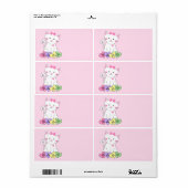 Valentijn Kat Etiket (Full Sheet)