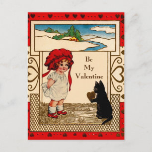 Valentijn Kat Feestdagenkaart