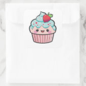 Valentijn Kawaii Cupcake Sticker (Tas)