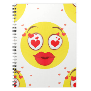 Valentijn kiss Emoji Notitieboek