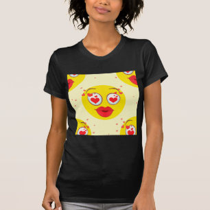Valentijn kiss Emoji T-shirt