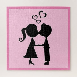VALENTIJN KISS JIGSAW PUZZLE LEGPUZZEL