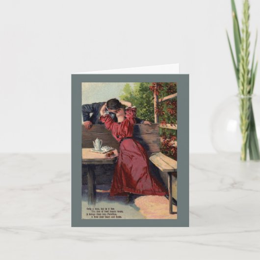 Valentijn Kiss  Kaart (Voorkant)