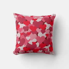 Valentijn Kleur | Volle harten | Kussen