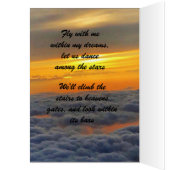 VALENTIJN KOM BEZOEK MIJN DROMEN kaart (Binnen (Links))