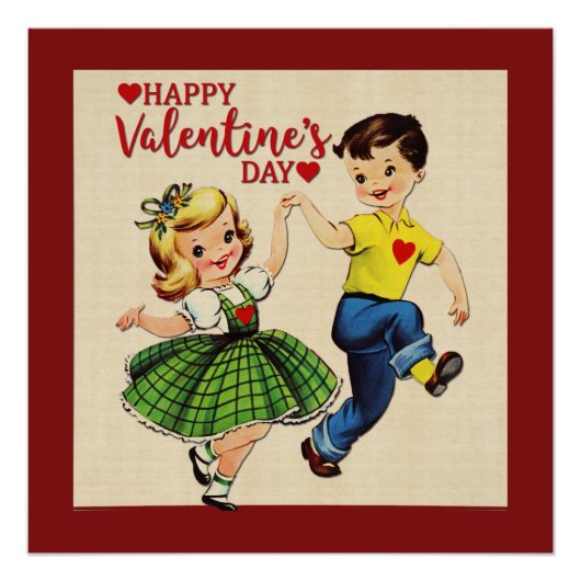  Valentijn kunst liefde Perfect Poster (Voorkant)