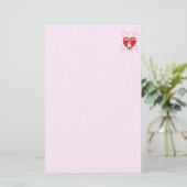 Valentijn Lamb's Love Stationery Briefpapier (Staand voorkant)