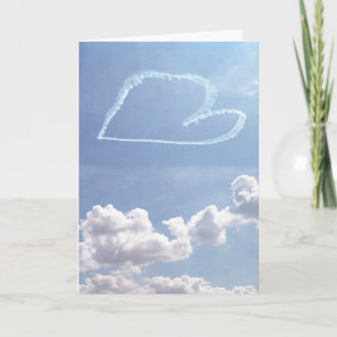 Valentijn (leeg van binnen) - Heart in the Sky Kaa Feestdagen Kaart