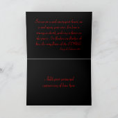 Valentijn/Lied van Salomo Feestdagen Kaart (Binnen)