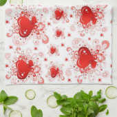 valentijn liefde keuken handdoek (Gevouwen)