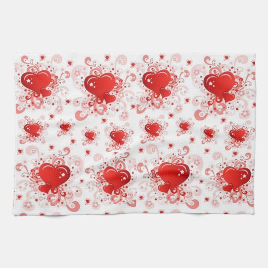 valentijn liefde keuken handdoek (Horizontaal)