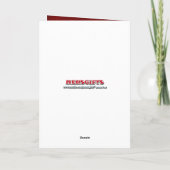 Valentijn liefde rood hart romantisch feestdagen kaart (Achterkant)