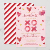 Valentijn Lieverd Baby shower Kaart (Voorkant / Achterkant)